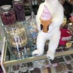 Polar Bear Cub in Ice Cream Shop
