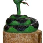 Black and Green Snake