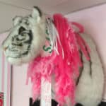 White Tiger Wall Mount