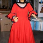 Pioneer Woman in Red Dress