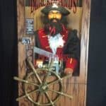 Blackbeard's Character Penny Machine with Wheel Crank