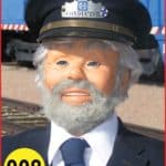 Train Conductor Male Head or Face #008