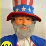 Uncle Sam Male Head or Face #124