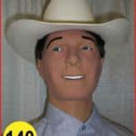 Cowboy Male Head or Face #140