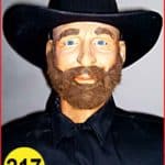 Cowboy Male Head or Face #217