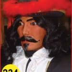 Pirate Cowboy Male Head or Face #234