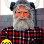 Lumberjack Viking Male Head or Face #262