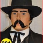 Cowboy Undertaker Sheriff Male Head or Face #281