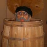 Man in Barrel