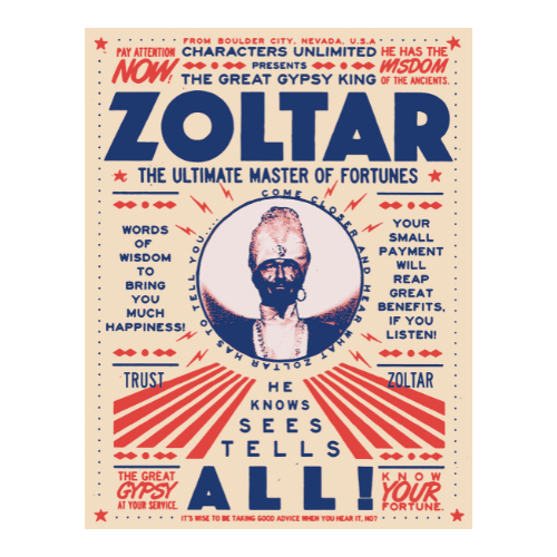 Zoltar Poster - Characters Unlimited