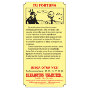 (SPANISH) Zoltar Fortune Cards