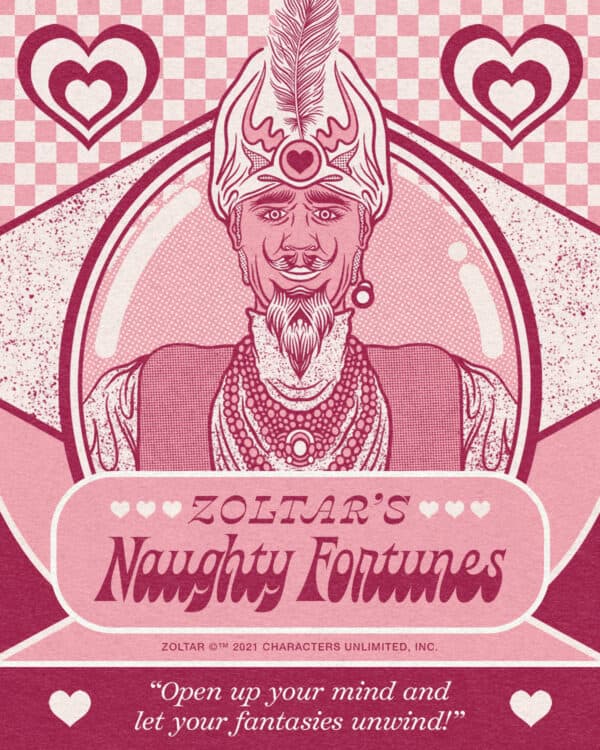 Zoltar Naughty Fortune Card