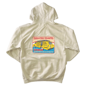 Characters Unlimited Van Hoodie Front Tan Back Full