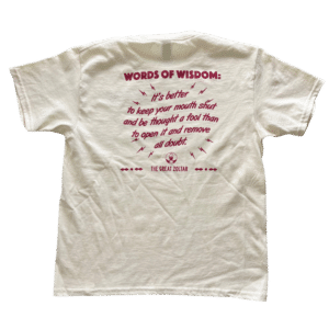 Kids Youth Zoltar Words of Wisdom Tan Back 2