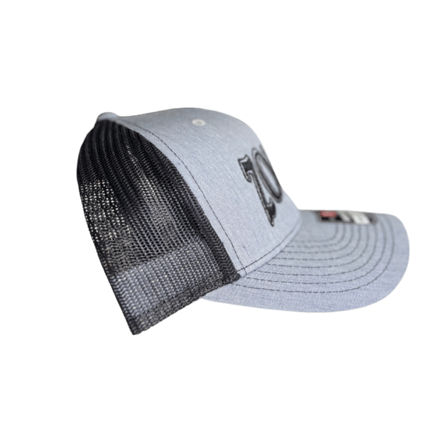 Trucker Hat Black and Charcoal Side 2