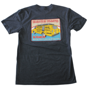 Characters Van Shirt - Charcoal